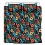 Macaw Parrot Pattern Print Duvet Cover Bedding Set