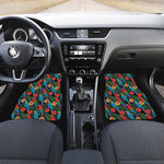 Macaw Parrot Pattern Print Front Car Floor Mats