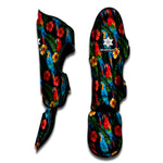 Macaw Parrot Pattern Print Muay Thai Shin Guard