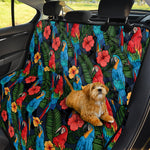 Macaw Parrot Pattern Print Pet Car Back Seat Cover