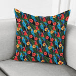 Macaw Parrot Pattern Print Pillow Cover