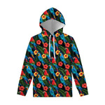 Macaw Parrot Pattern Print Pullover Hoodie