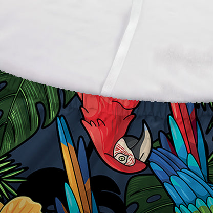 Macaw Parrot Pattern Print Sofa Cover
