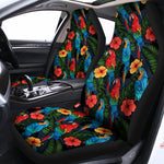 Macaw Parrot Pattern Print Universal Fit Car Seat Covers