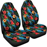 Macaw Parrot Pattern Print Universal Fit Car Seat Covers