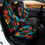 Macaw Parrot Pattern Print Universal Fit Car Seat Covers