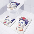 Magdalena Carmen Frida Kahlo Print 3 Piece Bath Mat Set