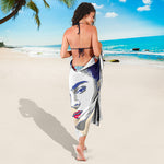 Magdalena Carmen Frida Kahlo Print Beach Sarong Wrap