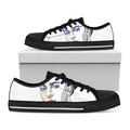 Magdalena Carmen Frida Kahlo Print Black Low Top Sneakers
