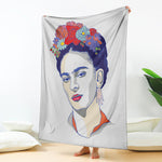 Magdalena Carmen Frida Kahlo Print Blanket