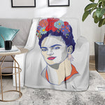 Magdalena Carmen Frida Kahlo Print Blanket
