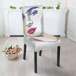 Magdalena Carmen Frida Kahlo Print Dining Chair Slipcover