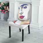 Magdalena Carmen Frida Kahlo Print Dining Chair Slipcover