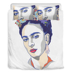 Magdalena Carmen Frida Kahlo Print Duvet Cover Bedding Set