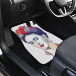 Magdalena Carmen Frida Kahlo Print Front and Back Car Floor Mats