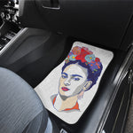 Magdalena Carmen Frida Kahlo Print Front and Back Car Floor Mats