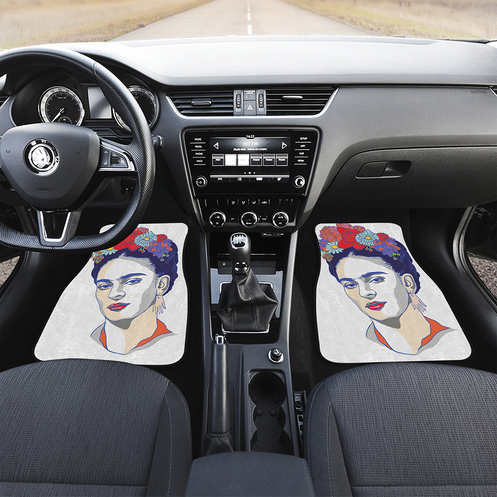 Magdalena Carmen Frida Kahlo Print Front Car Floor Mats