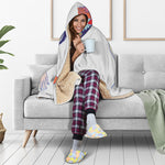 Magdalena Carmen Frida Kahlo Print Hooded Blanket