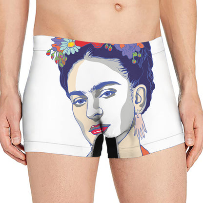 Magdalena Carmen Frida Kahlo Print Men's Boxer Briefs