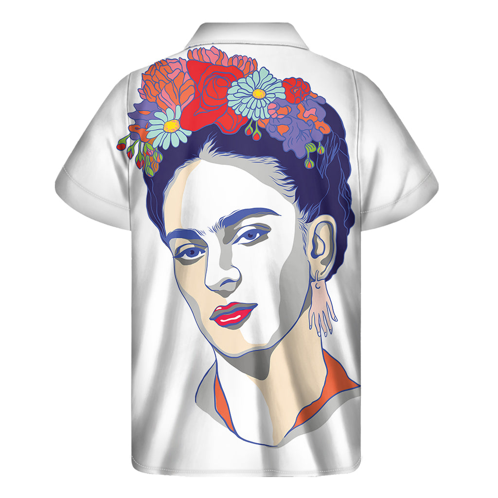 Magdalena Carmen Frida Kahlo Print Men's Short Sleeve Shirt