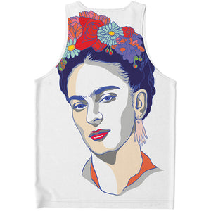 Magdalena Carmen Frida Kahlo Print Men's Tank Top