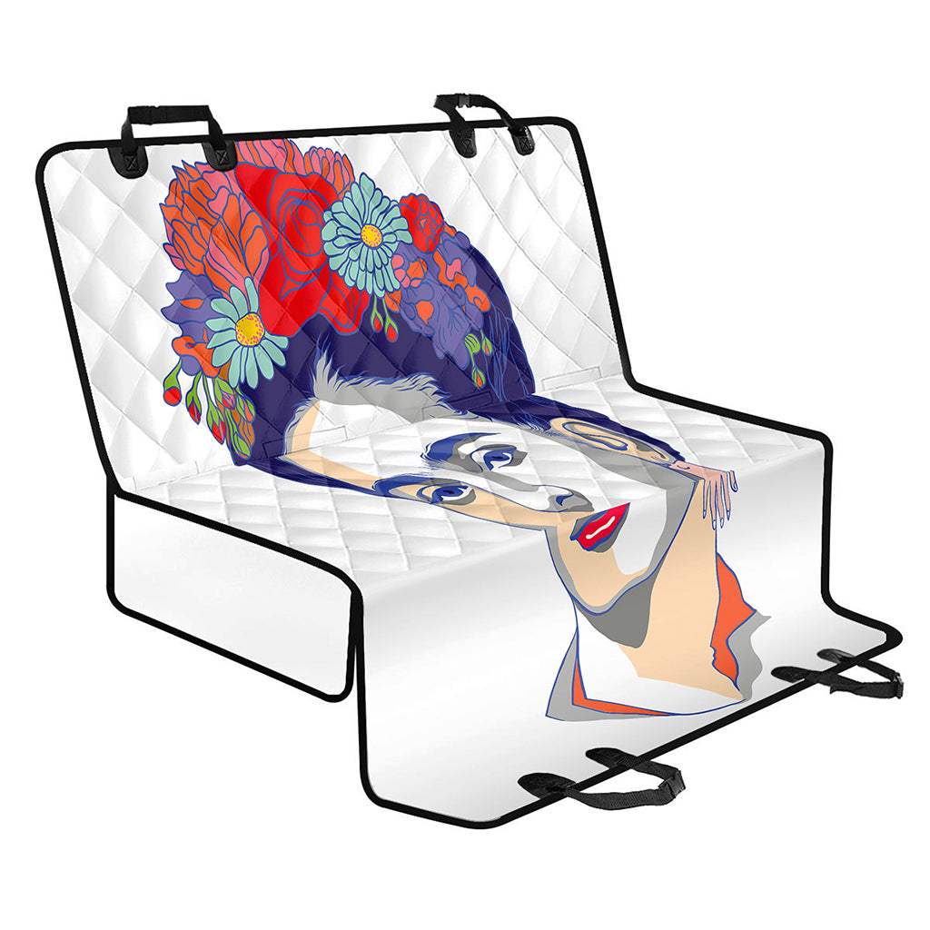 Magdalena Carmen Frida Kahlo Print Pet Car Back Seat Cover