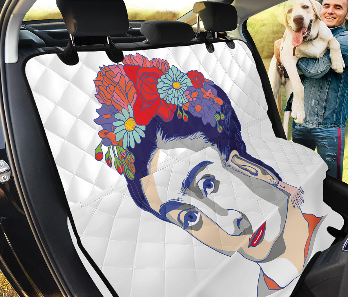 Magdalena Carmen Frida Kahlo Print Pet Car Back Seat Cover
