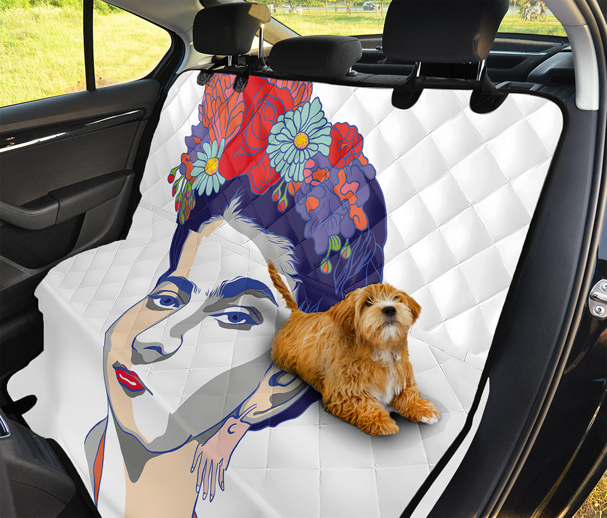Magdalena Carmen Frida Kahlo Print Pet Car Back Seat Cover
