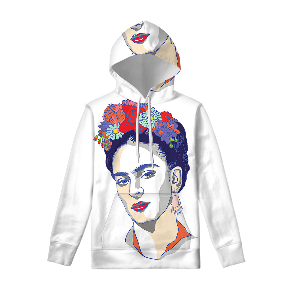 Magdalena Carmen Frida Kahlo Print Pullover Hoodie