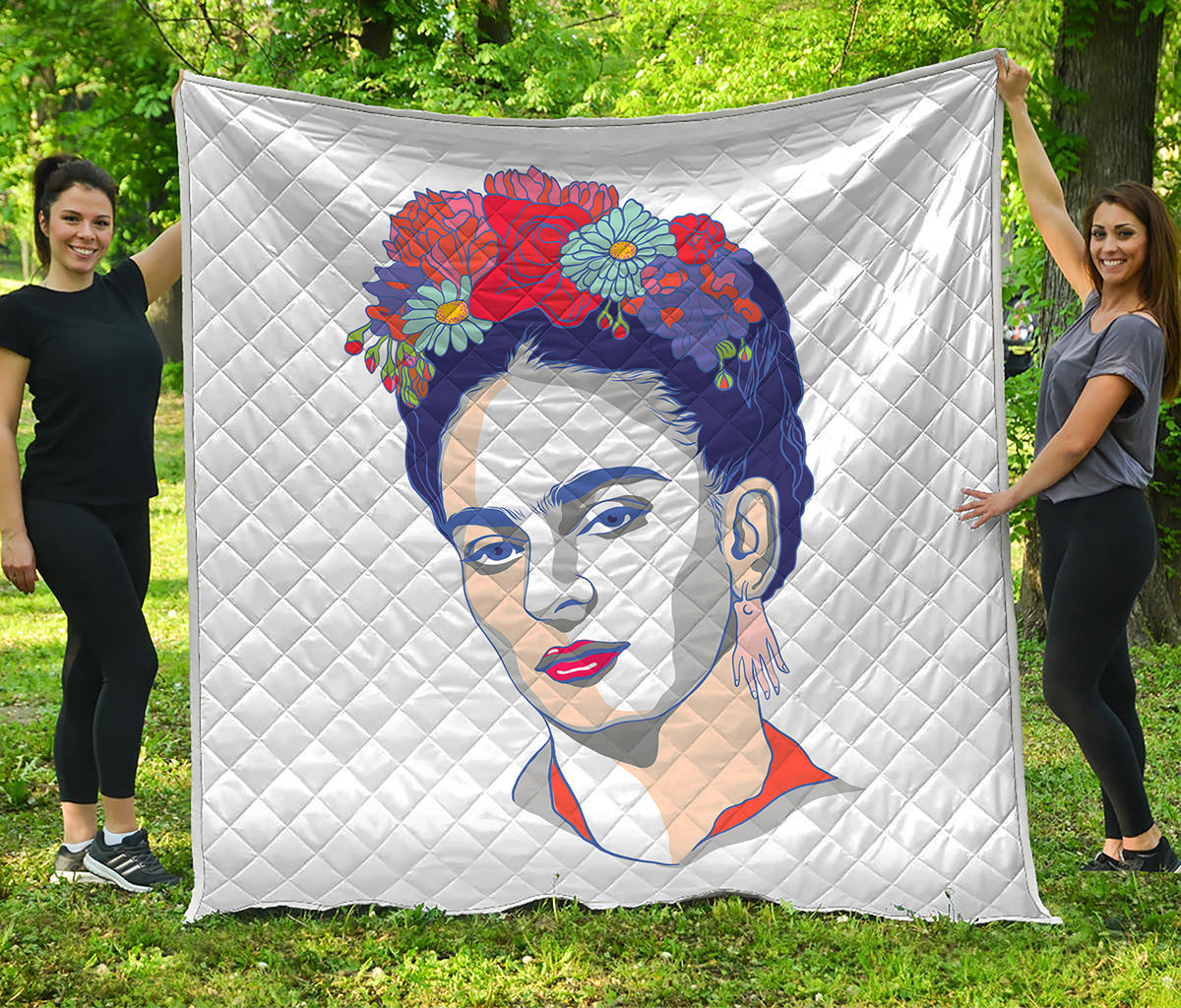 Magdalena Carmen Frida Kahlo Print Quilt