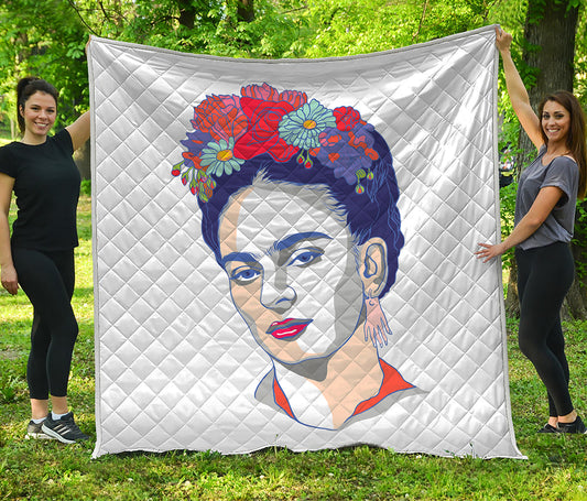 Magdalena Carmen Frida Kahlo Print Quilt