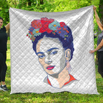 Magdalena Carmen Frida Kahlo Print Quilt