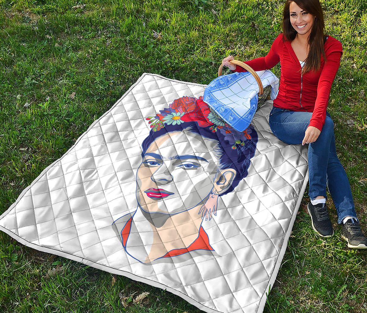 Magdalena Carmen Frida Kahlo Print Quilt