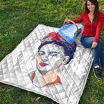 Magdalena Carmen Frida Kahlo Print Quilt