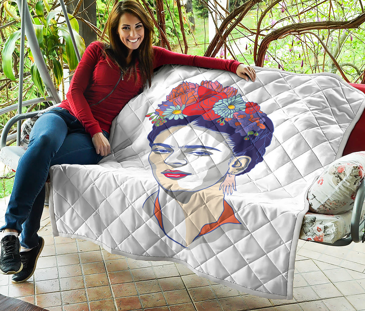 Magdalena Carmen Frida Kahlo Print Quilt