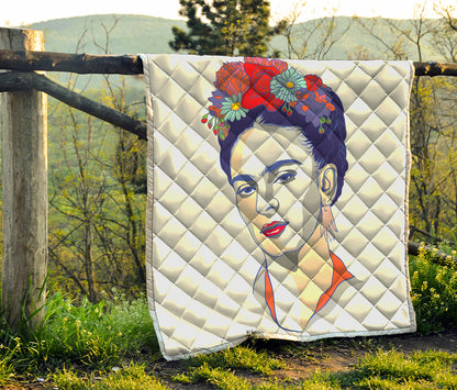Magdalena Carmen Frida Kahlo Print Quilt