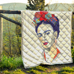 Magdalena Carmen Frida Kahlo Print Quilt
