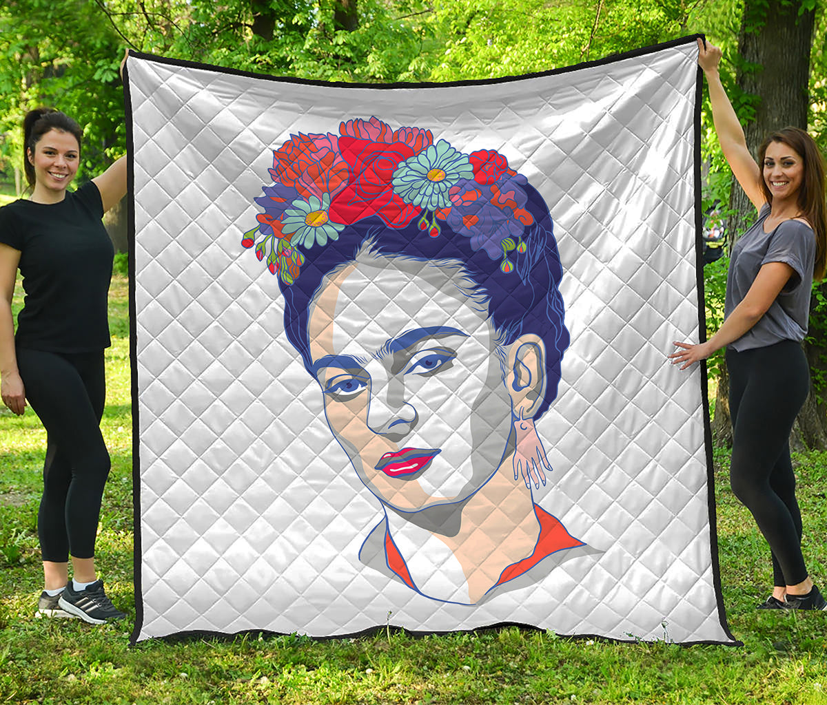 Magdalena Carmen Frida Kahlo Print Quilt