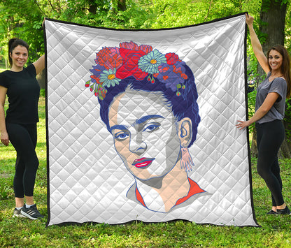 Magdalena Carmen Frida Kahlo Print Quilt