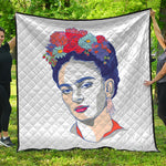 Magdalena Carmen Frida Kahlo Print Quilt