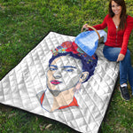 Magdalena Carmen Frida Kahlo Print Quilt