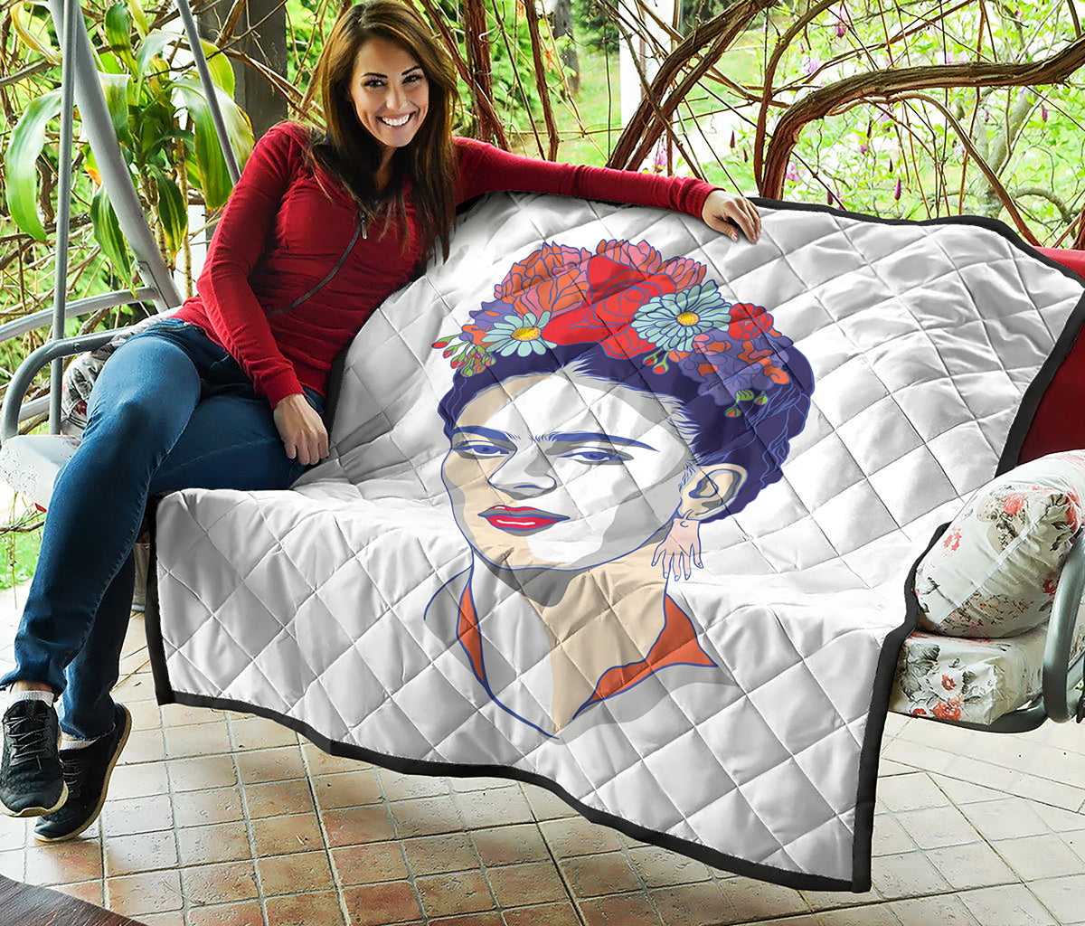 Magdalena Carmen Frida Kahlo Print Quilt