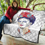 Magdalena Carmen Frida Kahlo Print Quilt