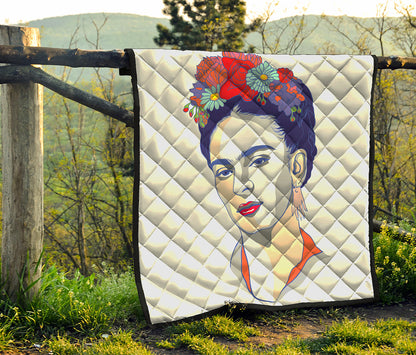Magdalena Carmen Frida Kahlo Print Quilt