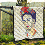 Magdalena Carmen Frida Kahlo Print Quilt
