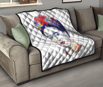 Magdalena Carmen Frida Kahlo Print Quilt