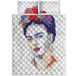 Magdalena Carmen Frida Kahlo Print Quilt Bed Set