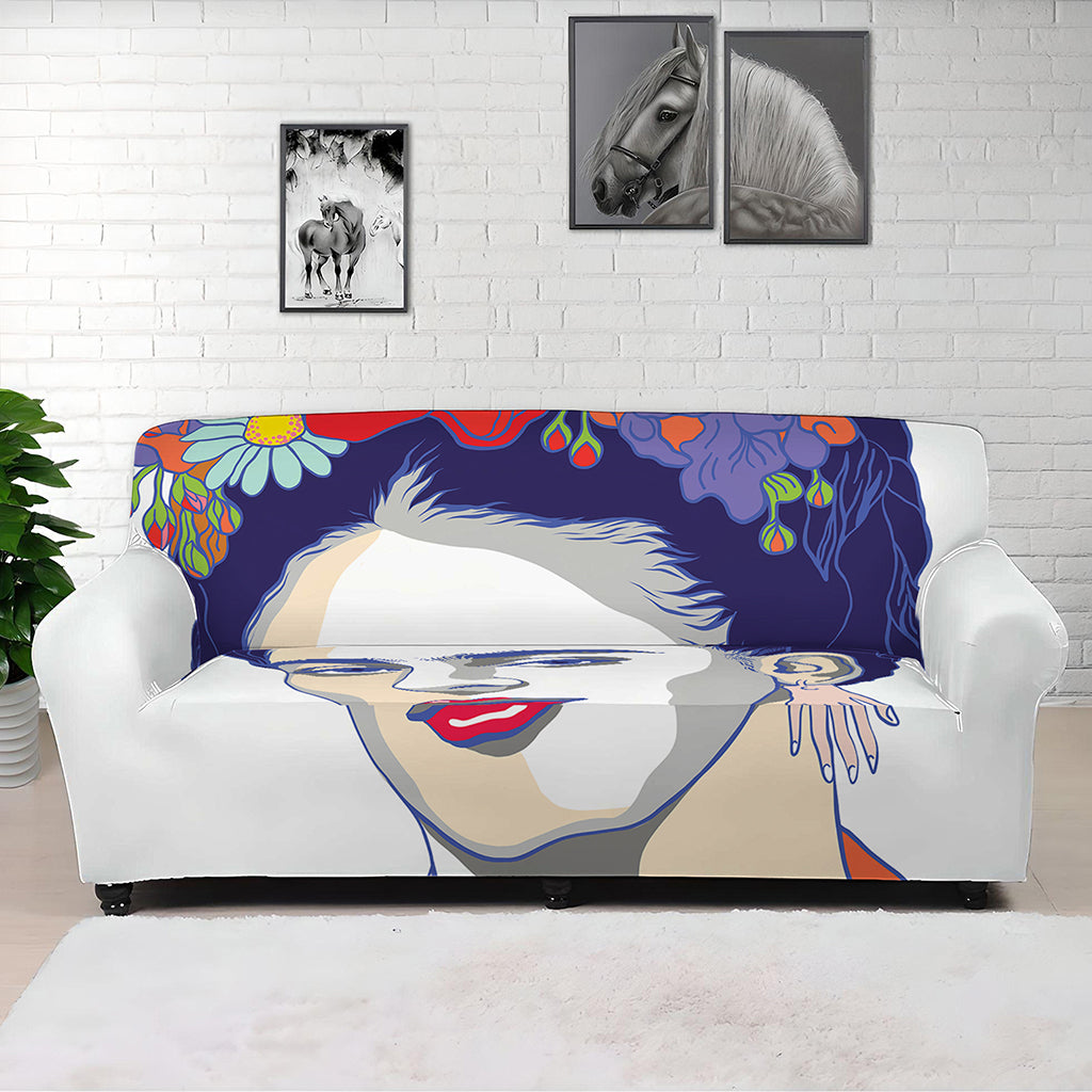 Magdalena Carmen Frida Kahlo Print Sofa Cover