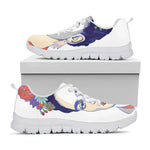Magdalena Carmen Frida Kahlo Print White Sneakers