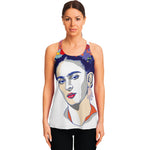 Magdalena Carmen Frida Kahlo Print Women's Racerback Tank Top